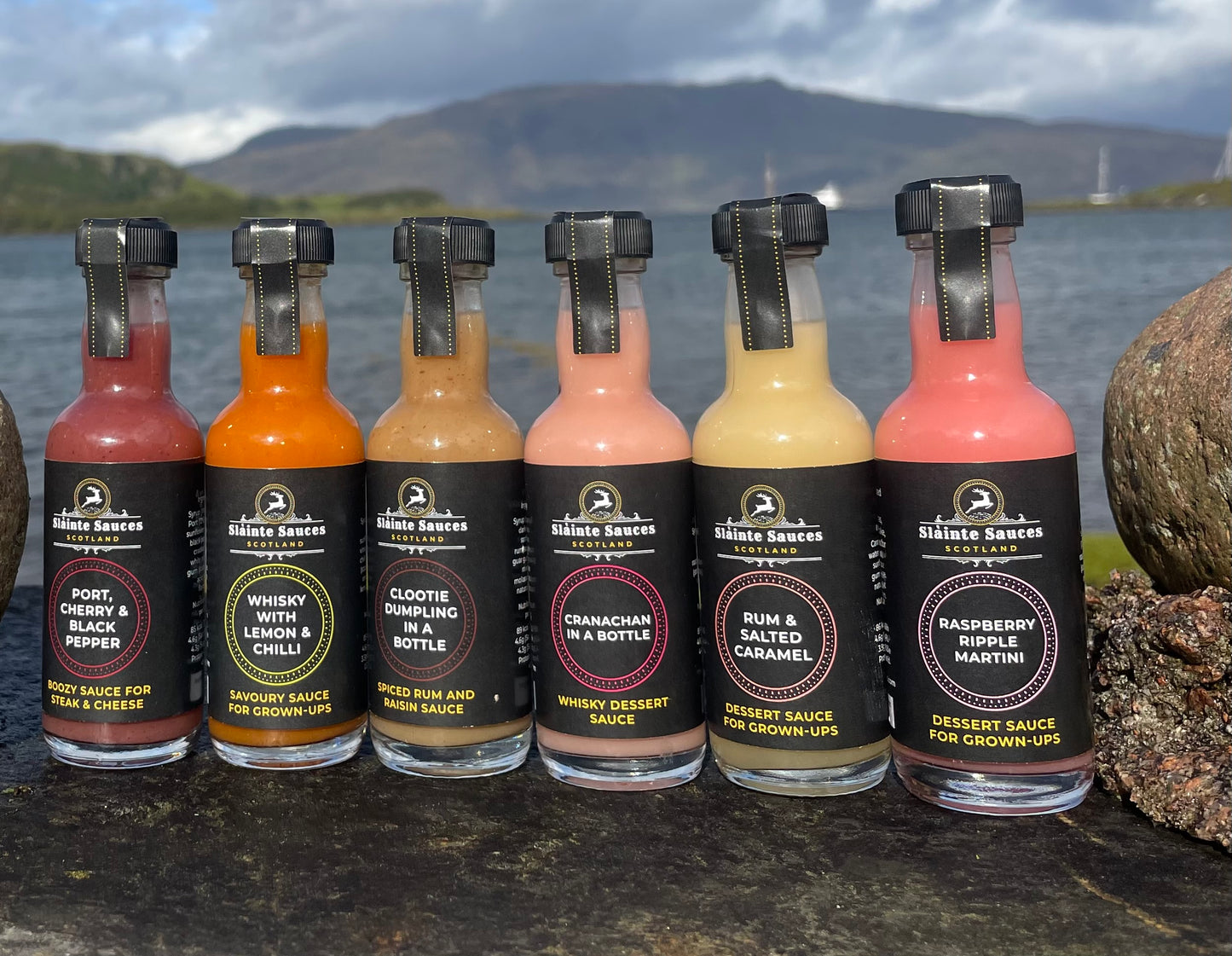 Slàinte Sauces Miniature Collection – 6 x 50ml Bottles
