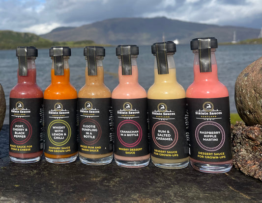 Slàinte Sauces Miniature Collection – 6 x 50ml Bottles