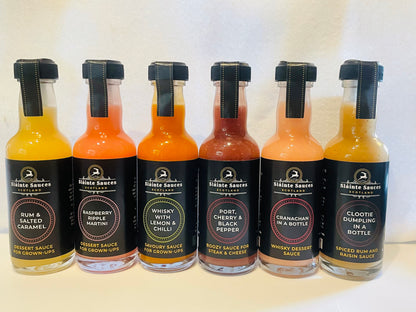 Slàinte Sauces Miniature Collection – 6 x 50ml Bottles