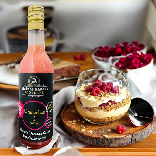 'Cranachan in a Bottle' – Scottish Whisky & Raspberry Dessert Sauce