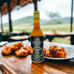 Gift set of 2 Boozy Savoury sauces for burgers and cheese!