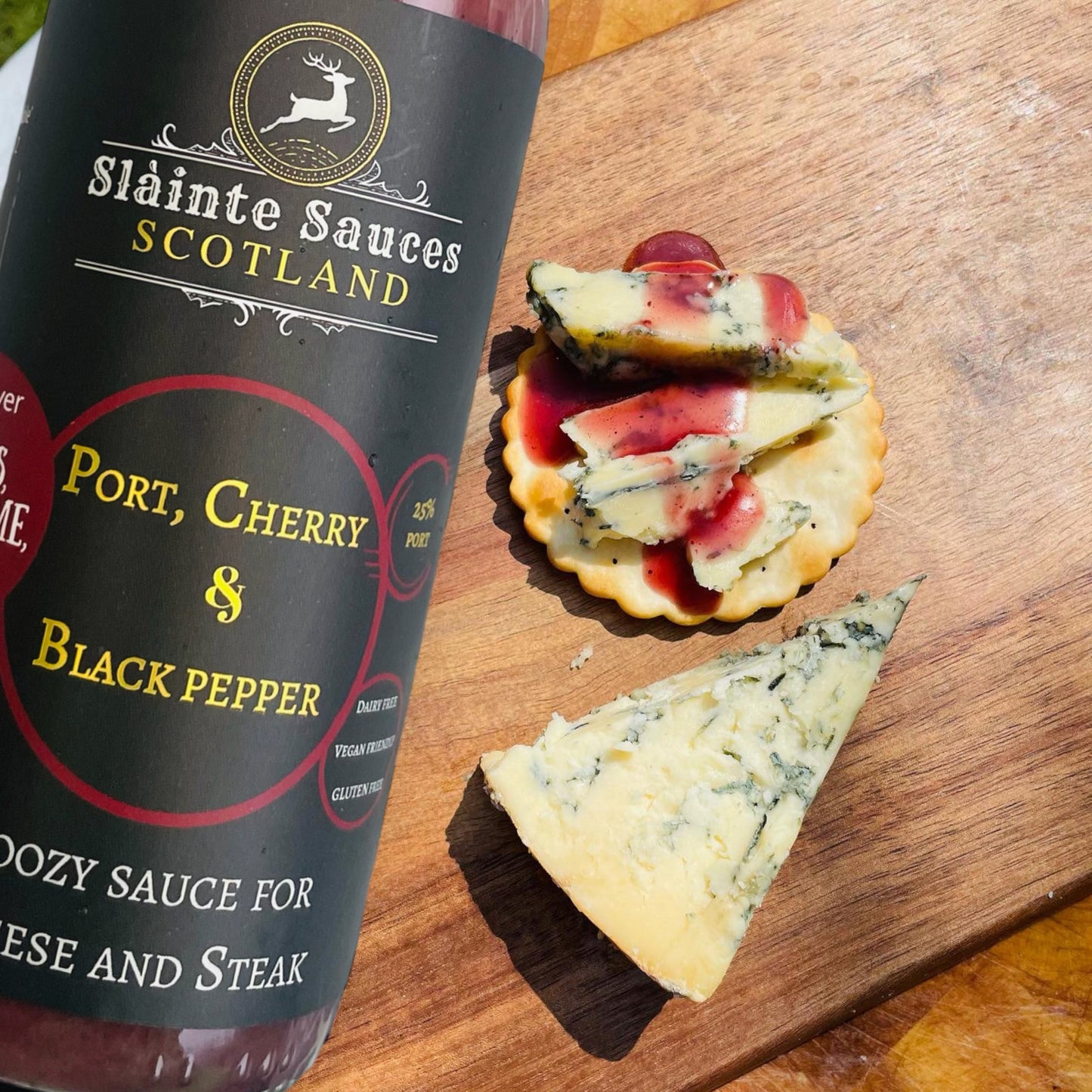Port, Cherry & Black Pepper – Boozy Gourmet Sauce for Cheese & Steak
