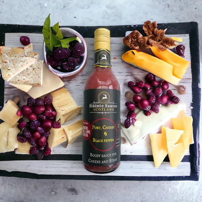 Port sauce for cheese boards 