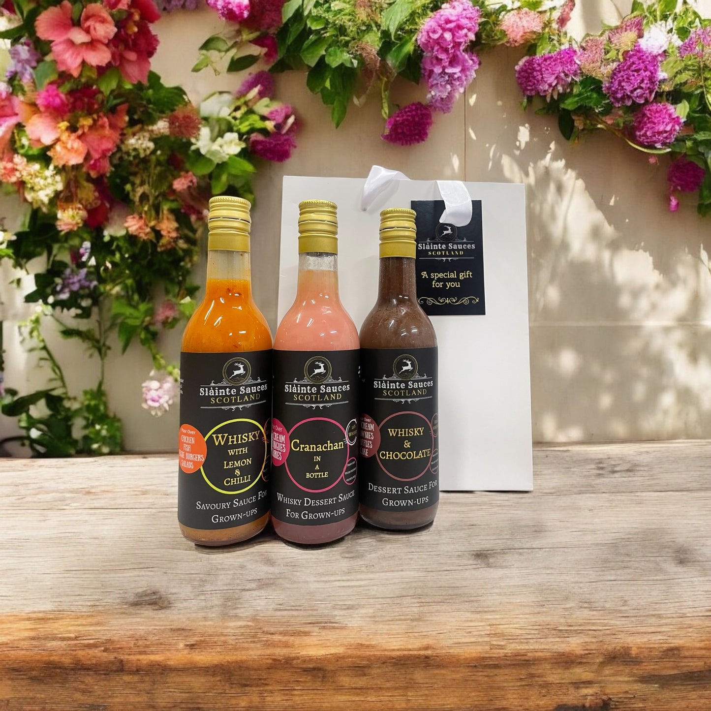 Whisky Lover’s Gift Set – Scottish Whisky Dessert & Savoury Sauces