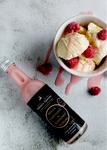 White Chocolate & Raspberry Martini boozy dessert sauce for grownups