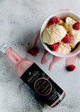 White Chocolate & Raspberry Martini boozy dessert sauce for grownups