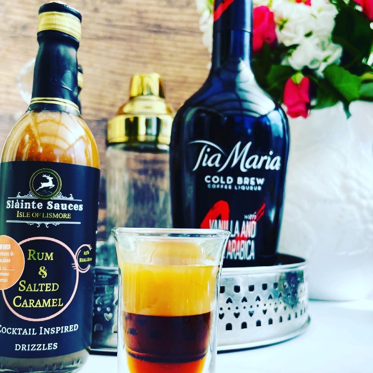 Rum & Salted Caramel Sauce -  Scottish Boozy Dessert Topping & Gourmet Gift