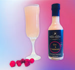 Gift set of gin, whisky, rum dessert sauces