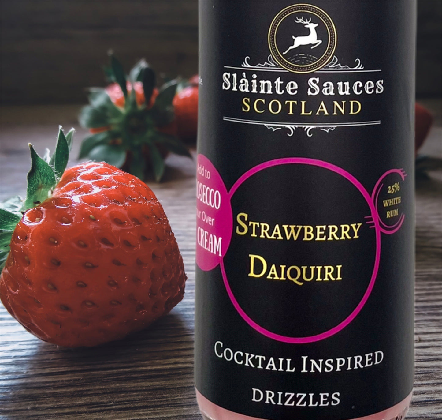 🍓 Strawberry Daiquiri Dessert Sauce – A Fruity, Boozy Indulgence