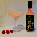 White Chocolate & Raspberry Martini boozy dessert sauce for grownups