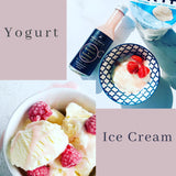 Gift set of gin, whisky, rum dessert sauces